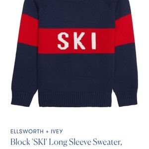 Kids Navy and Red Sweater 0097
